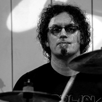 Steve Roberts, Drummer with The Kentish Spires. Photo copyright Ian Burgess.