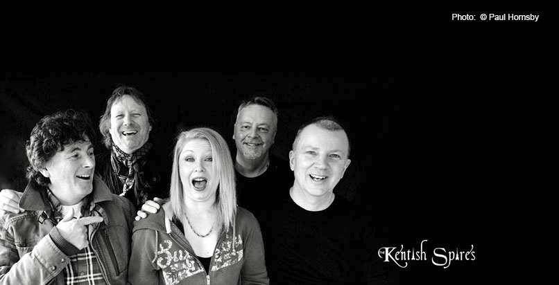 The Kentish Spires line-up for 'The Last Harvest' album. Photo copyright Paul Hornsby.